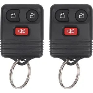 Keyless Entry Remote Key Fob Compatible with Ford F150 F250 F350 Escape Expedition Explorer Ranger, Lincoln, Mercury, Mazda and More, Replacement for CWTWB1U331 CWTWB1U345, 3 Button (Pack of 2)