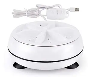 Portable Mini Washing Machine Ultrasonic Turbo Portable Washer with USB For Home Business Travel College  Turbo Washing Machine Cleaning Socks Underwear