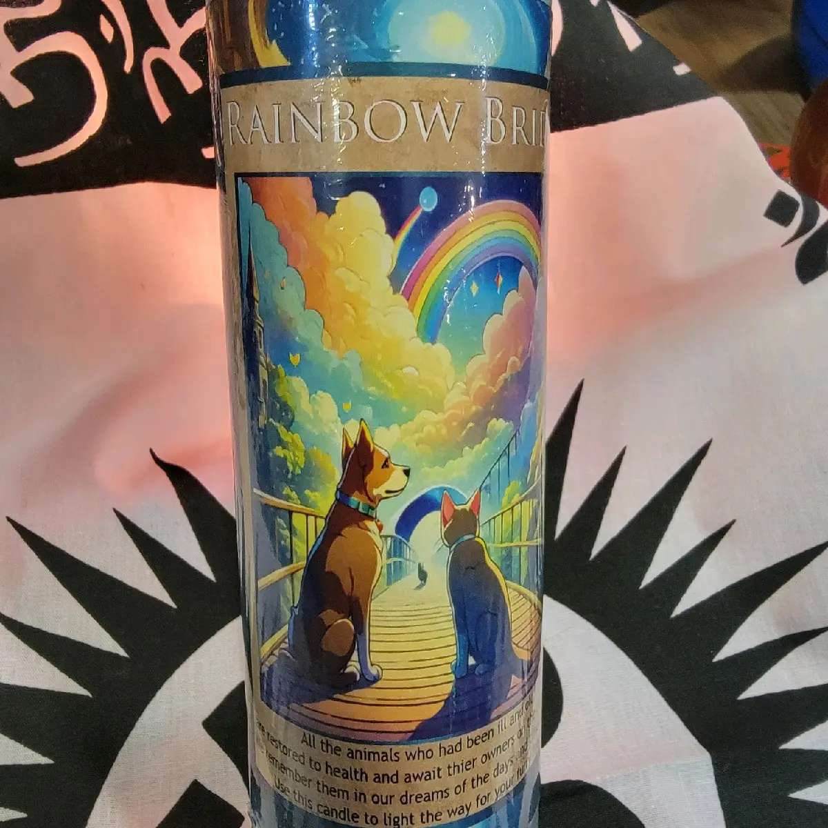 Custom Rainbow Bridge Candles