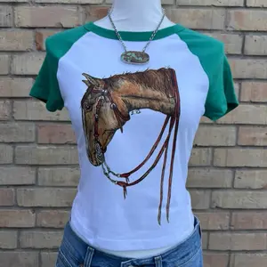 Lover boy horse Baby doll Top