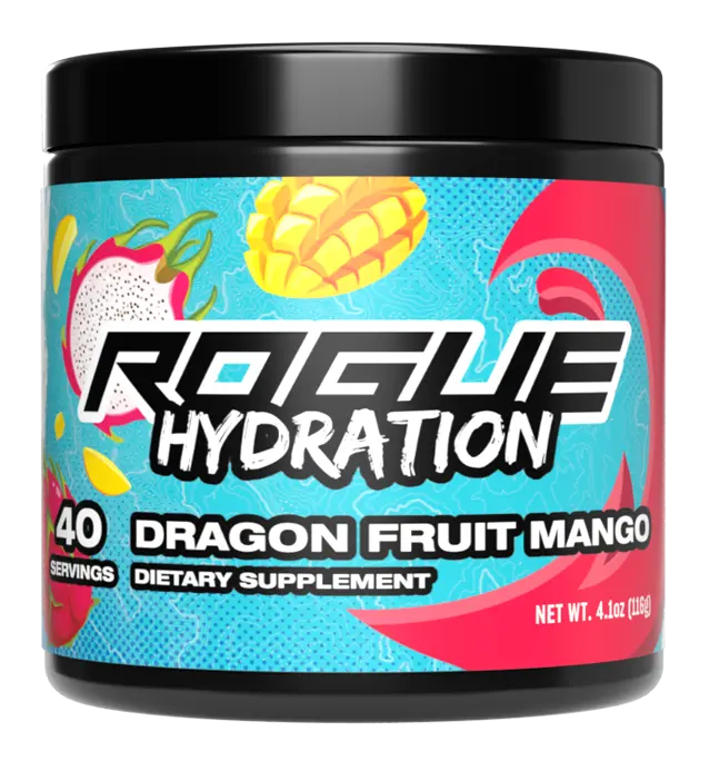 Rogue Hydration Sugar-Free Electrolyte Powder Drink Mix Tub - 40 Servings