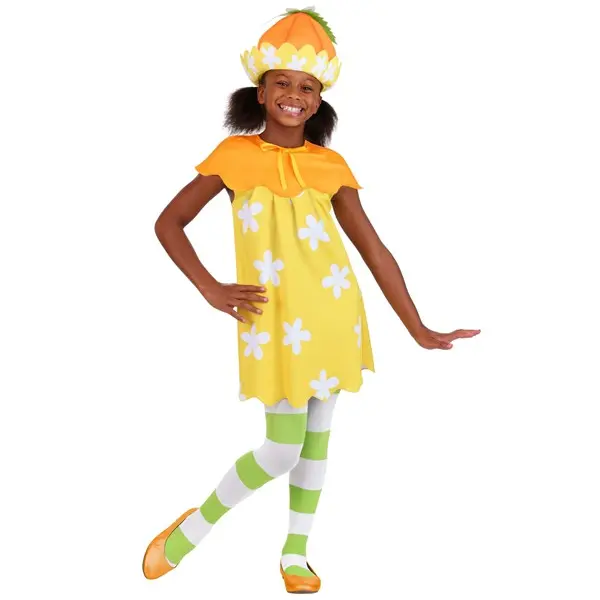 Girl's Orange Blossom Strawberry Shortcake Costume