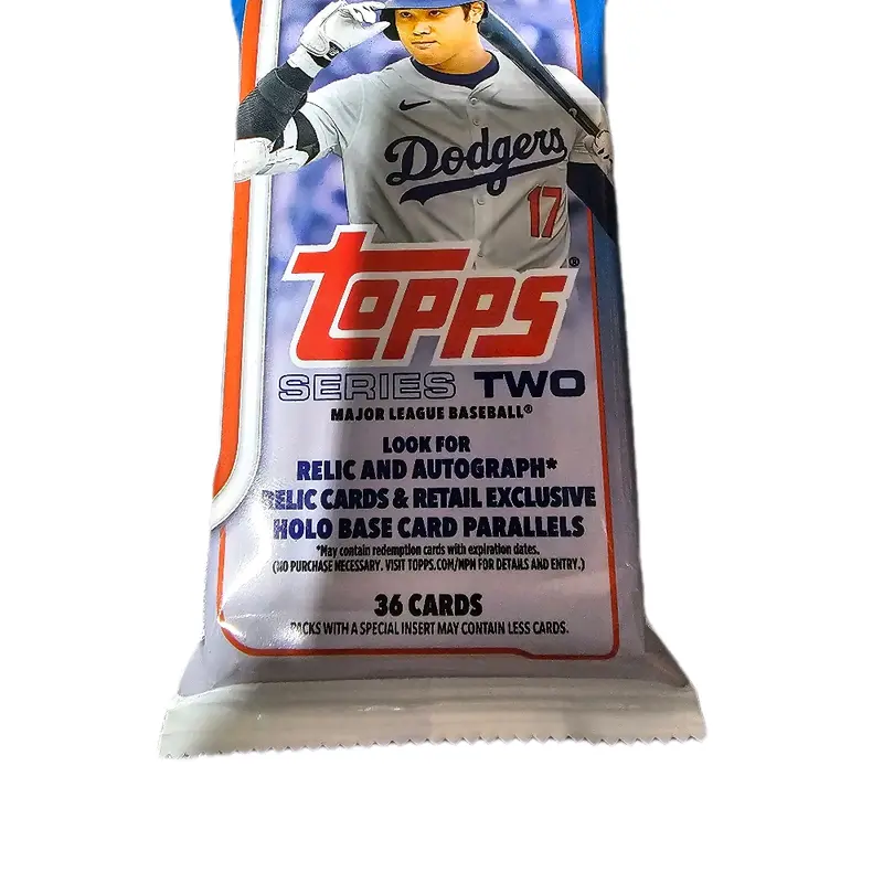 Topps 2025 Series Two Baseball Cards - 36 Cards with Relic & Autograph Cards & Holo Base Card Parallels