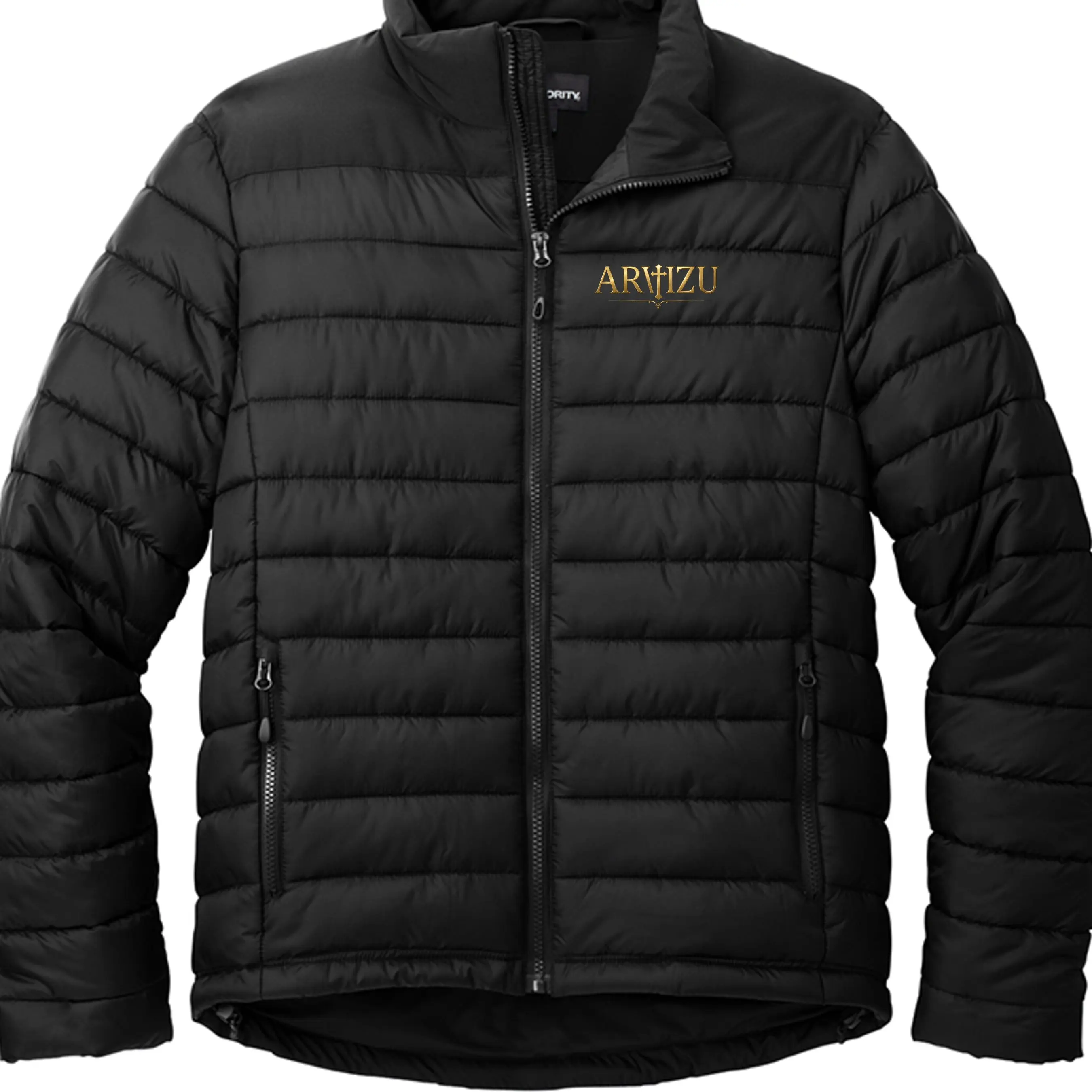Arvizu Horizon Puffy Jacket — Luxury Water‑Resistant Cold‑Weather Outerwear, Matte Logo