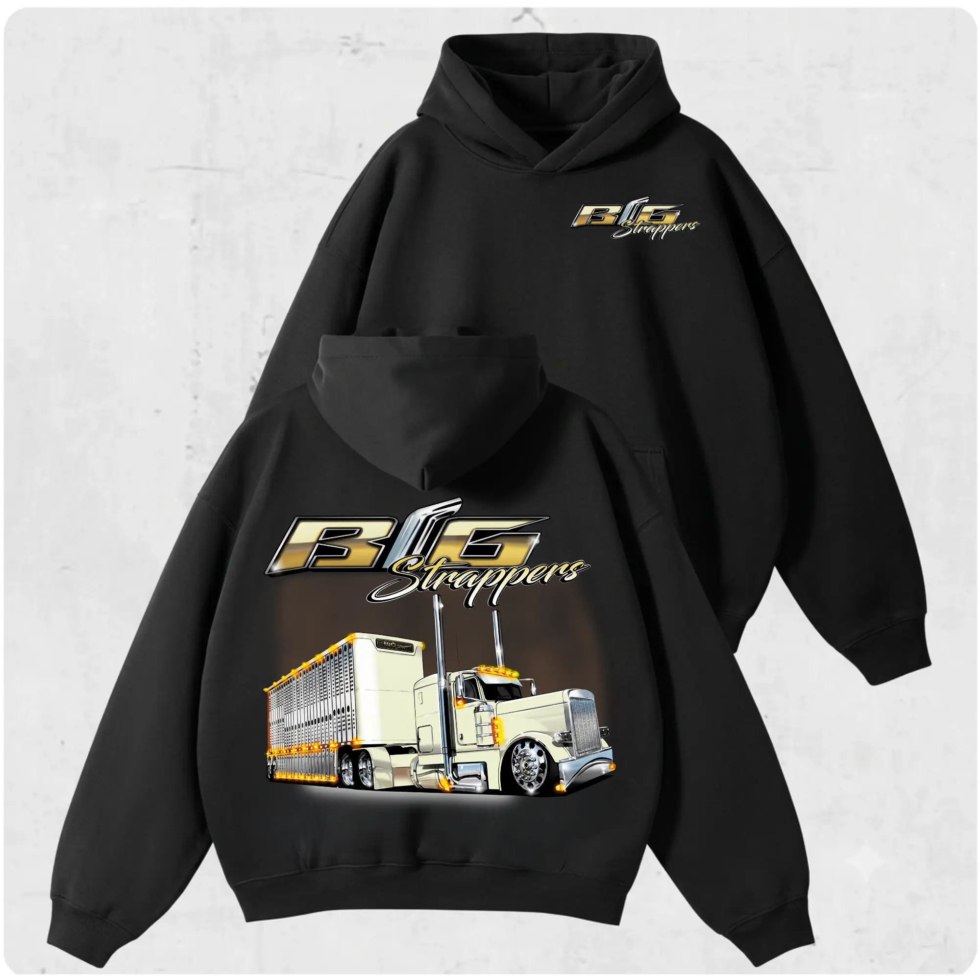 Peterbilt Livestock Hauler Semi Truck Hoodie, Peterbilt Style American Trucker Cotton Short Sleeve For Him For Her, American Trucking Life Shirt, Diesel Trucker Gift for Men