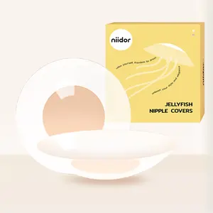 Niidor Nipple Covers for Women - Seamless Pasties Reusable Nipple Covers for Backless Dress, Ultra-Thin, Comfortable, Beige, Womenswear,Fit,Bras,Outdoorfun