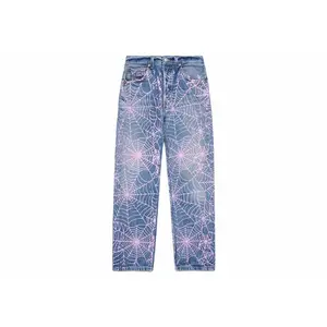 Sp5der AOP Vintage 501 Denim Pink Web