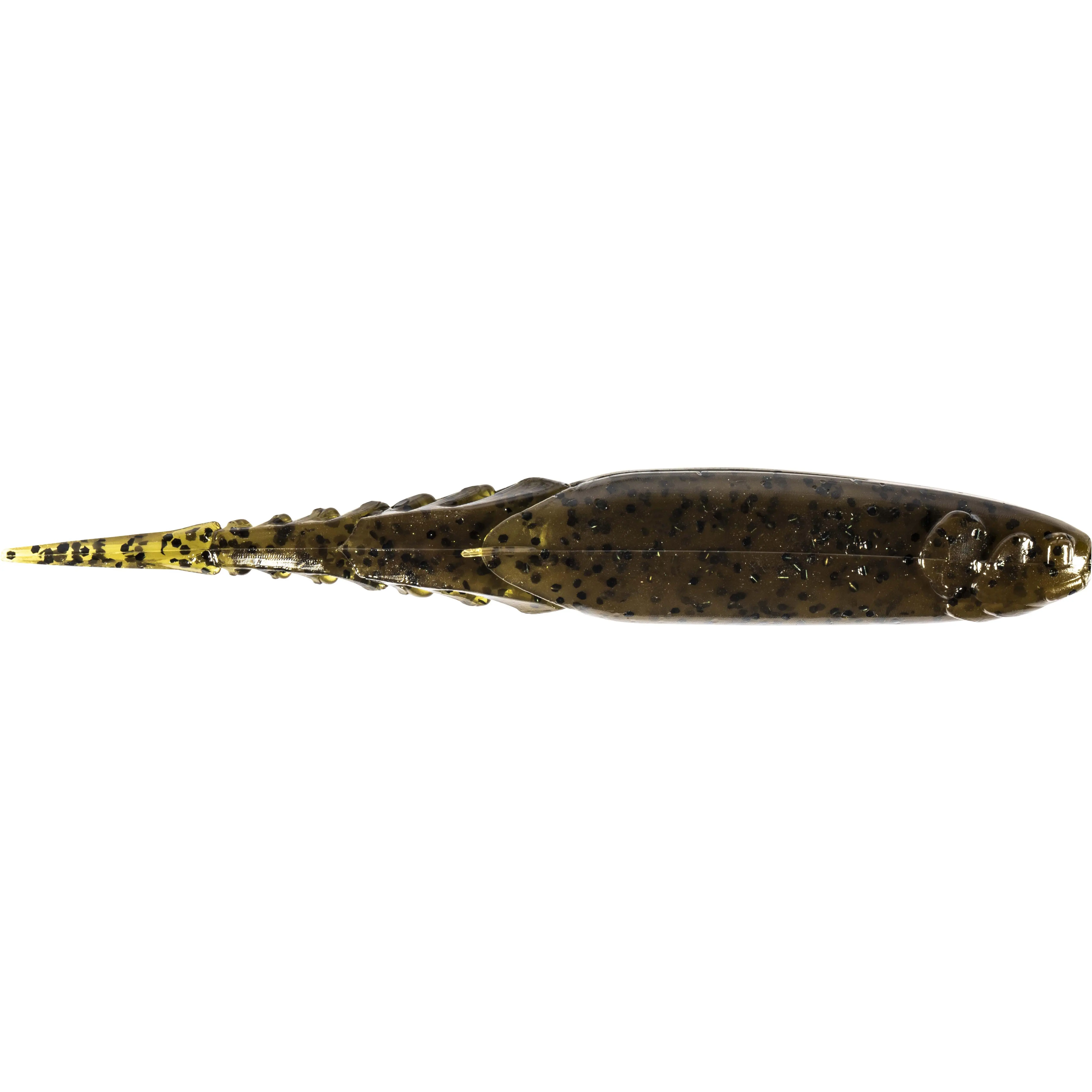 Pintail Baitfish Soft Plastic Lure, 4.5 Inch Elaztech Trailer Bait with V-Shaped Ridges for Chatterbaits and Weedless Jigs, 5 Pack, Fishing Lures, Swim Jigs