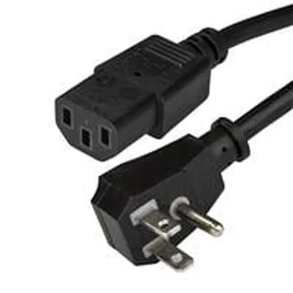 Startech Flat Plug Power Cord - PXTF10115 Model, 15' Length, NEMA 5-15P to C13 Connector for Computers & Office Desktop/Laptop Components
