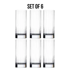 Bold Drinkware Whisper Polycarbonate Highballs, Set of 6