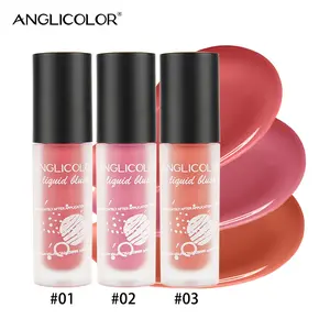 3-pack liquid blush set waterproof long-lasting blush brightening contour blush lip eye cream blush