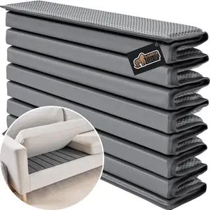 GORILLA GRIP Heavy Duty Couch Cushion Support Board to Fix Sagging Sofas, 21.5 x 70 Sofa, Thick Plywood Boards Add Strong Seat Supports, Stays in Place, Replacement Stuffing Under Couches, Gray