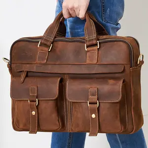 Genuine Leather Business Briefcase