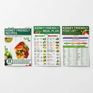 Kidney Health Simplified Low Sodium & Potassium Diet Plan Charts for CKD Easy-to-Understand Foods to Eat & Avoid Guide for Home Kitchen Meal Prep