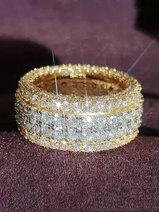 1 PC Luxury Cubic Zirconia Elegant Everyday Ring For Women For Wedding Engagement Party Jewelry Valentine's Day Gift, Bridal Engagement Jewelry ,Elegant Fashion Rings, Elegant Glittering Ring