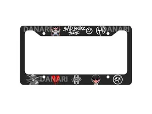 Junior H Sad Boyz 4 Life License Plate Frame, Sad Boyz 4 Life License Plate Frame, Car Accessories