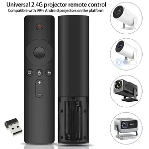 Universal projector remote control, 2.4G wireless 6-axis air mouse remote control, compatible with Hy300Pro, HY260PRO and other projector remote controls.universal replacement model, all-around wireless remote control for projectors Remote Button Control
