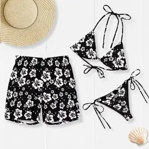 Matching Sea Shell Couples Swimsuit Set – His & Hers Honeymoon Beachwear