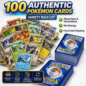 Chasers Live Variety Bulk Pokémon Repack - 100x Official Trading Cards Pack for Collectors