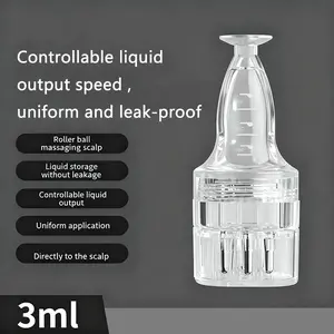 1Pcs Minoxidil Applicator, Quick Efficient Apply No Messy Hair Serum Applicator Small Minoxidil Applicator Tool, Hair Applicator Bottle Minoxidil Brush Scalp Applicator Comb Dedicated to Minoxidi
