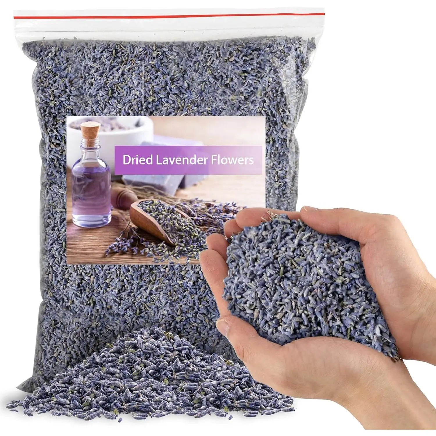 1/2 Lb Natural Dried Lavender Buds Bulk - for Soap/Candle Making, Diy Crafts, Home Fragrance Sachets