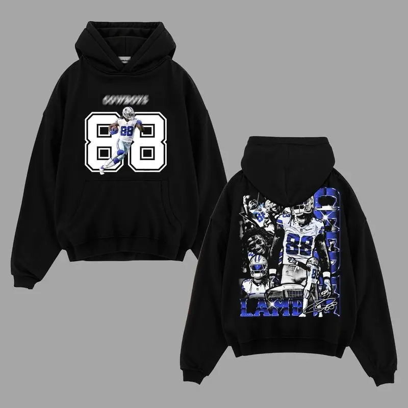 Ceedee Lamb 88 Game Day Hoodie For Cowboys Nation Cotton Shirt, Cowboys Fans Outfit, Game Day Outfits, Gift For Football Fans, Football Game Day Graphic Tee [Tshirt - Sweatshirt - Hoodie]