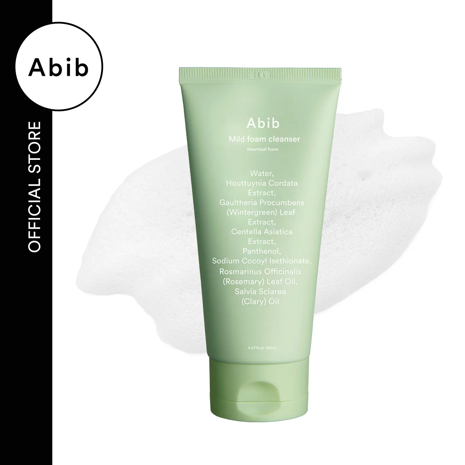 [Abib official] Abib Mild Foam Cleanser Heartleaf Foam｜Korean Mild Acidic Daily Face Wash for Acne-Prone Skin, Hydrating & Soothing