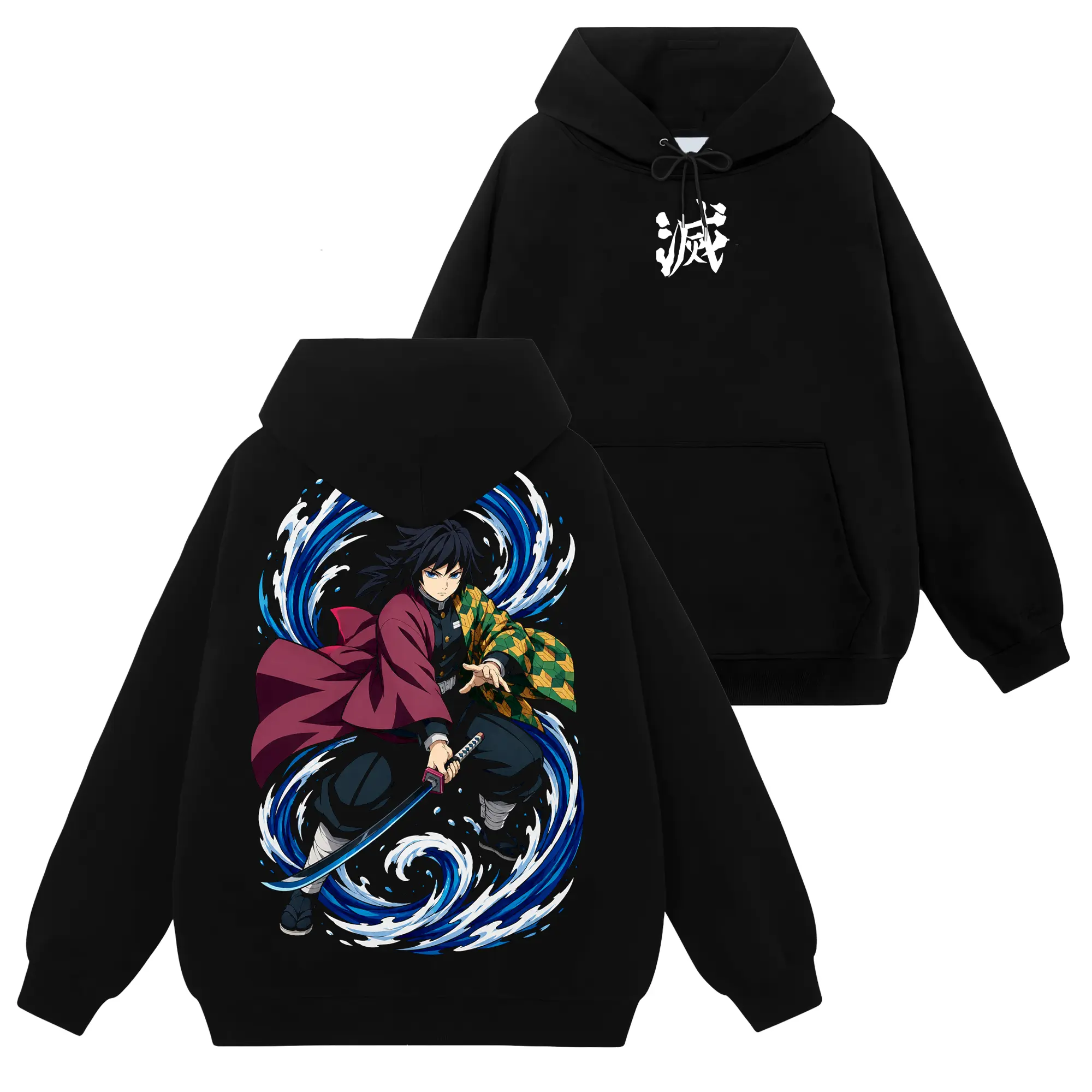 [Shinobi Shop] Tomioka Giyuu - Demon Slayer Kimetsu No Yaiba #244 Hoodie T-Shirt Sweatshirt, Retro Vintage Unisex Graphic 90s Cotton, Gift For Wibu, Anime Manga Y2K Streetwear Classic Fabric