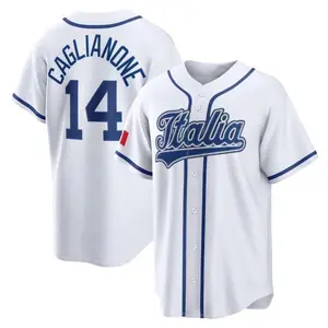 Italia CAGLIANONE #14 Baseball Jersey, Team Italy WBC Baseball Jersey,  Italy Baseball Fan Shirt, World Baseball Classic Italy Jersey, Italian Baseball Fan Gift