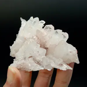 3.8in 207g RARE Large Pink Faden Quartz Crystal Cluster, Very Special Collectors Specimen, Colombia