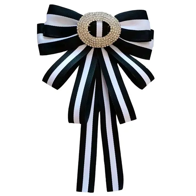 Bowtie Brooch - Fashion Accessory for Clothes - Perfect Collar Clip & Brooch with Unique Design for Sophistication and Elegance - High-Quality and Durable Material