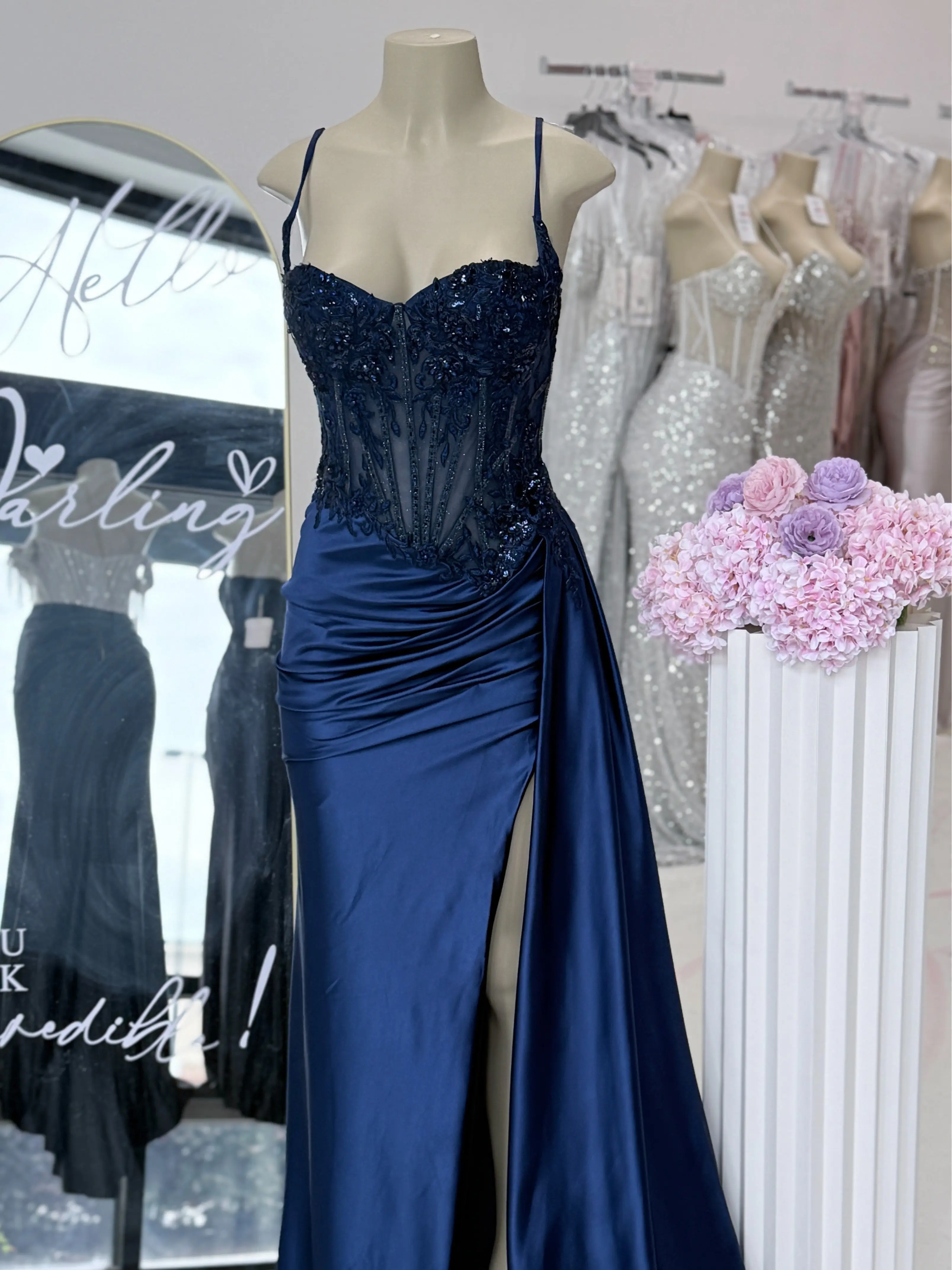 The Harper Gown - Formal Dress Lace Evening Fitted Dressses
