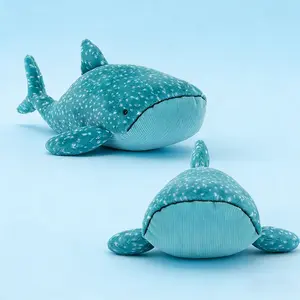 Gobfrey Whale Shark Plush Doll - Cute Round Stuffed Animal Toy - Soft Kawaii Sea Creature Pillow - Adorable Marine Life Figure for Kids & Ocean Lovers