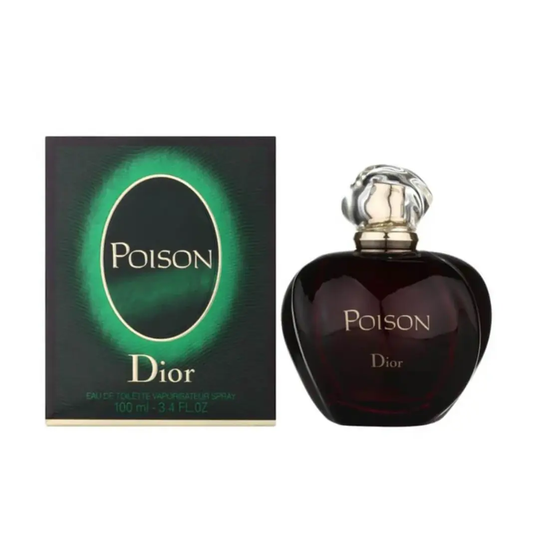 Dior Poison Eau de Toilette For Women 3.4 oz | Classic Spicy Amber Floral Perfume for Women | Long-Lasting Luxury Designer Fragrance