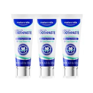 Matern‘ella  Hydrated Silica &Xylitol & Niacinamide Toothpaste - Periodontal Care & Disease Prevention, 120g Large Size, Fresh Clean Mint Flavor | Cavity Prevention, Gum Swelling Relief, Suitable for Sensitive Gums