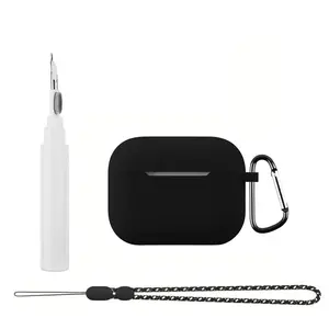 Silicone Case + Lanyard for AirPods Pro 3rd Generation, Comfortable Silicone Material, Anti-Loss Lanyard, Includes Cleaning Pen, Earphone Protective Cover