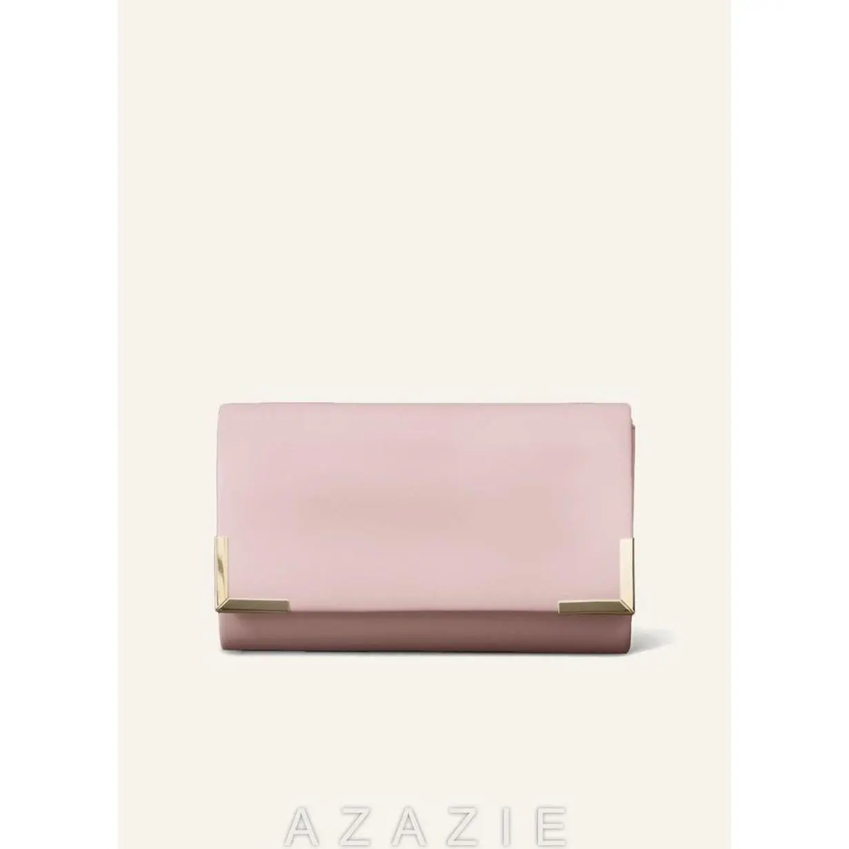 Pu Metal Embellished Envelope Bag