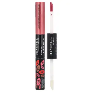 Rimmel London Provocalips, 16HR Kiss Proof Lip Color, 430 Wish Upon a Berry, 0.14 fl oz (4 ml) / 0.1 fl oz (3 ml)