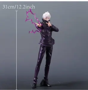 31cm 12.2 inch Anime Gojo Satoru Action Figures Pvc Statue Desktop Ornamen Collection Statue Model Decoration Toys Gift