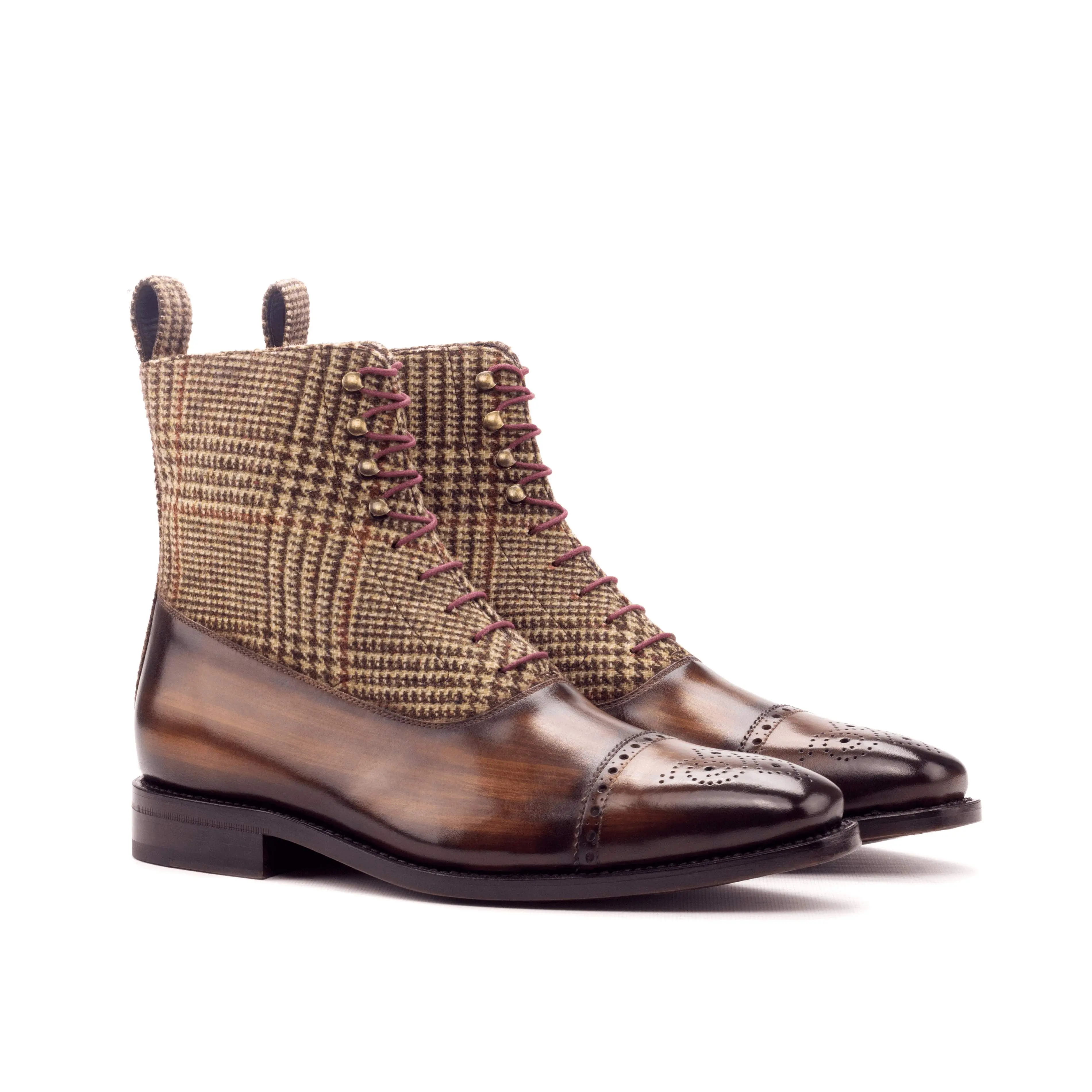 Caine Balmoral Patina Boots