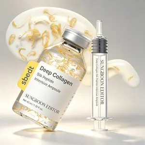 Sungboon Editor Silk Lifting Peptide Ampoule 1.35oz, Collagen Boost Facial Serum, Lifts Skin, Fades Fine Lines for Plump, Silky Smooth Skin at Home