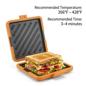 Hot-selling Microwave Toaster & Multi-functional Sandwich Maker High-temperature Resistant Material for Even Heating Enhances Texture & Flavor Ideal for Various Scenarios
