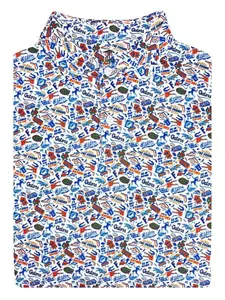 Style UF Gators Gameday Polo Shirt All-Over Print College Football Golf Shirt Gift for Men, Lightweight Feel, Moves with You