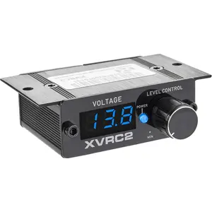 XVRC2 Universal Bass Knob Level Controller with Built-in Digital Voltmeter, Blue LED Display, Remote  Control and Amplifier /Off