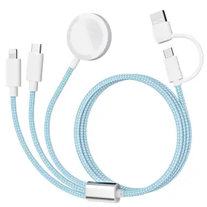 USB C Watch Charger Cable with USB Charging, Compatible with iPhone, Samsung & Android, Multi-Length Options, Multiple Colors Available, Ideal for Travel