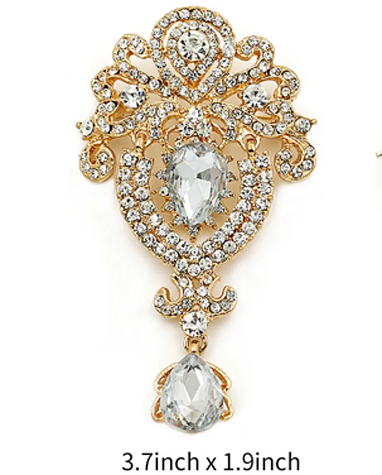 STUNNING BEAUTIFUL GOLD BROOCH