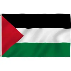 Palestine Palestinians Flag National 3x5FT Tapestry Banner For Decoration Room Dorm Wall Double Stitched With Two Brass Grommets