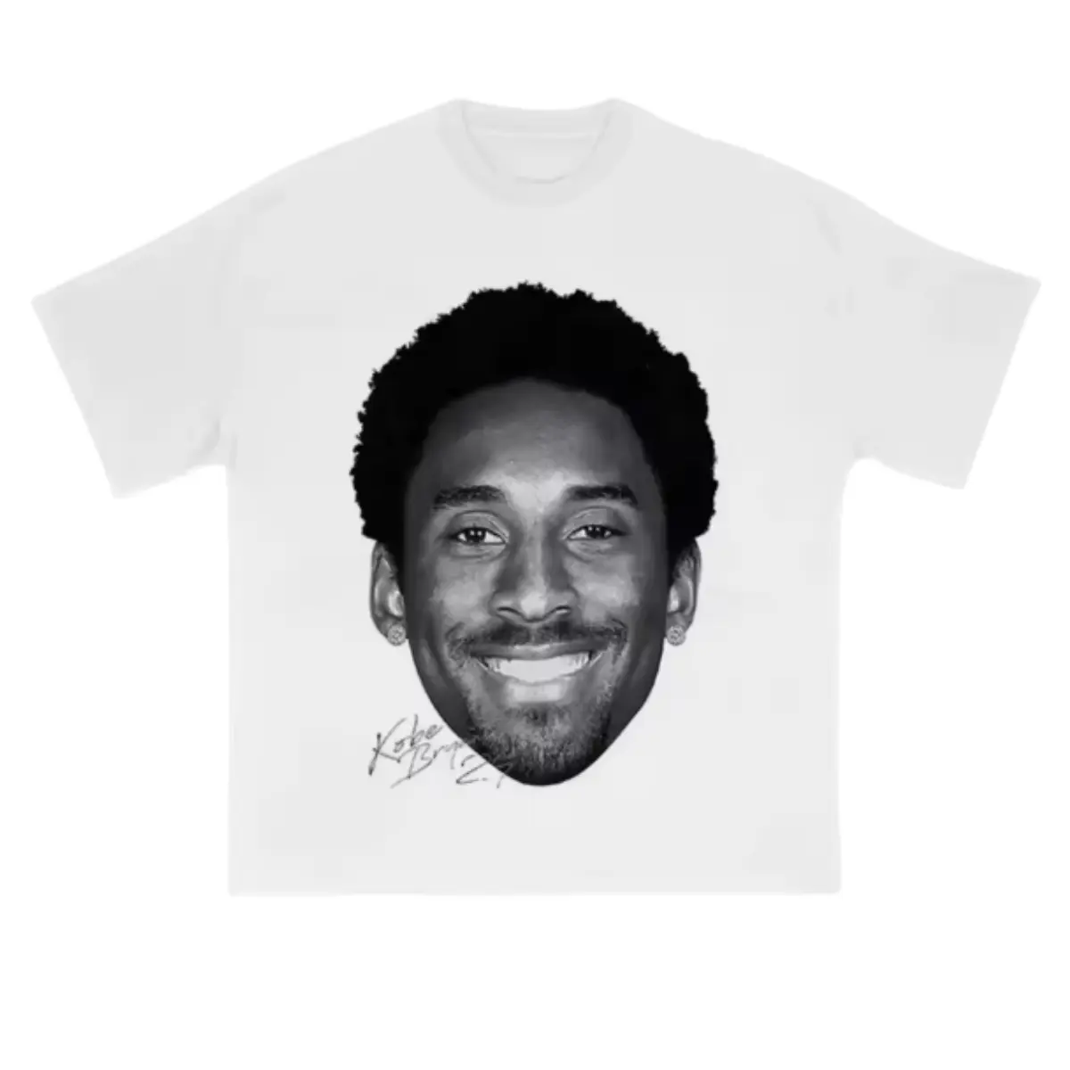 Summer Cotton T-shirts Streetwear Basketball Kobe Bryant Graphics Printed Loose Oversized Menswear Top Tshirt Breathable Hoodie Sweat Round Neck Casual White Tropical Shortsleeve