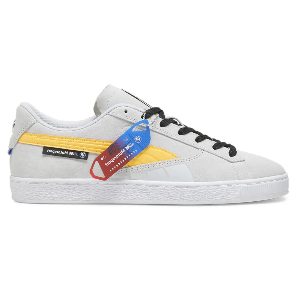 PUMA Mens Bmw M Motorsport X Suede Lace Up Sneakers Shoes Casual - Grey