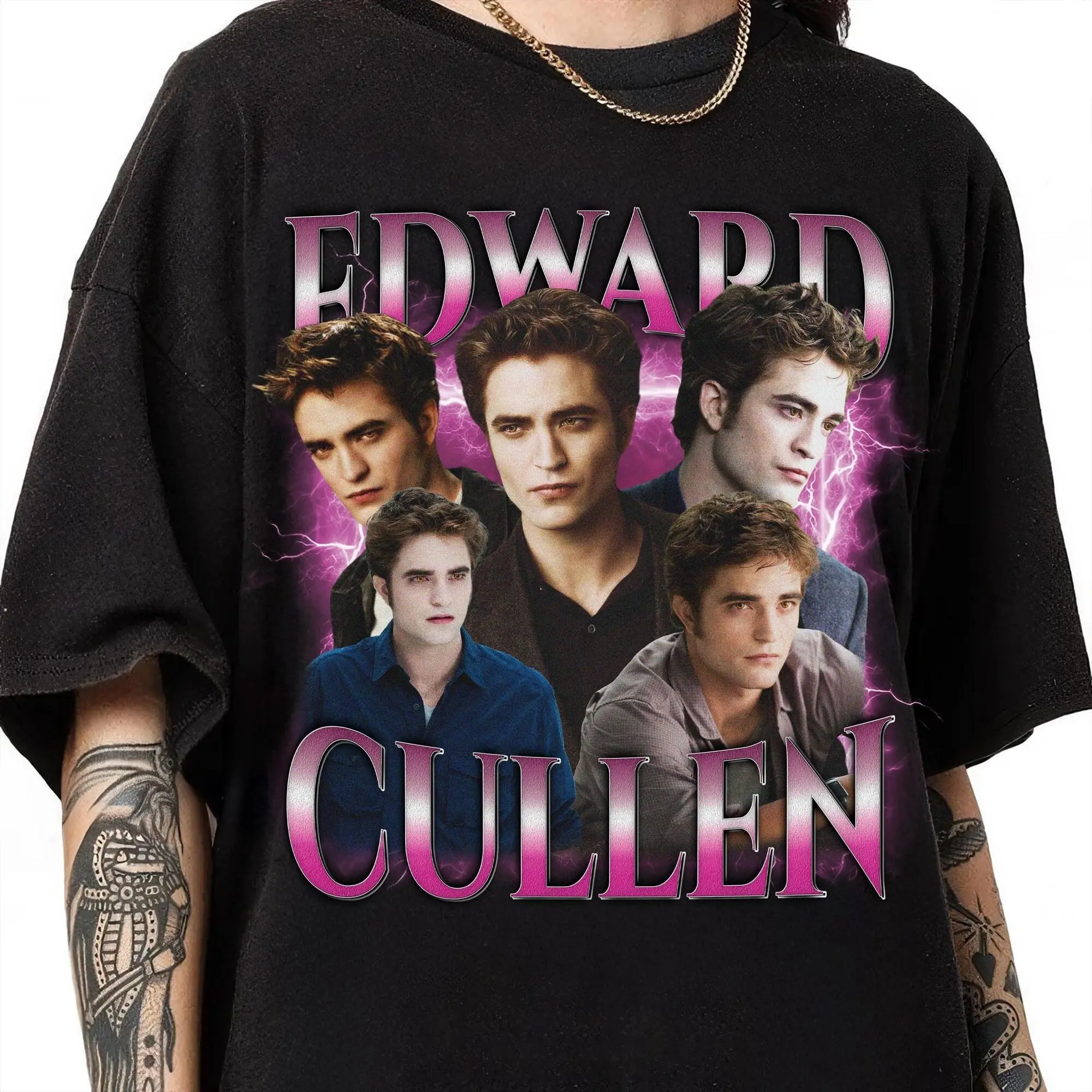 Edward Cullen Vintage Style TShirt Gift For Fan, Women And Men